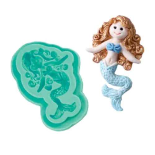 Mermaid Silicone Mould #2 - Click Image to Close